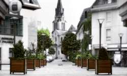 Bac d'orangerie Aluminium et Bois